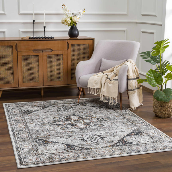 Liverpool Dark Gray Area Rug - Clearance