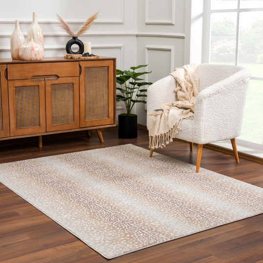 Pointblank Tan Leopard Print Rug – Boutique Rugs
