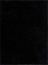 Heavenly Solid Black Plush Rug - Clearance