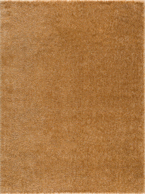 Heavenly Solid Mustard Plush Rug - Clearance