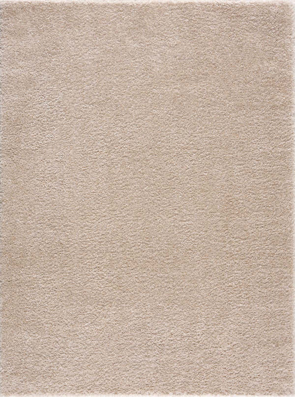 Close-up of the Heavenly Dark Beige Area Rug showing its soft, textured shag and subtle color variations. Design-Rectangle