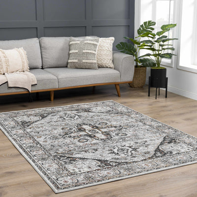 Liverpool Dark Gray Area Rug - Clearance