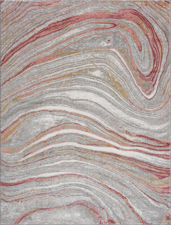 Live Marble Pink Area Rug