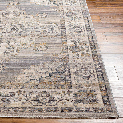 Cream Brown Zola Area Rug