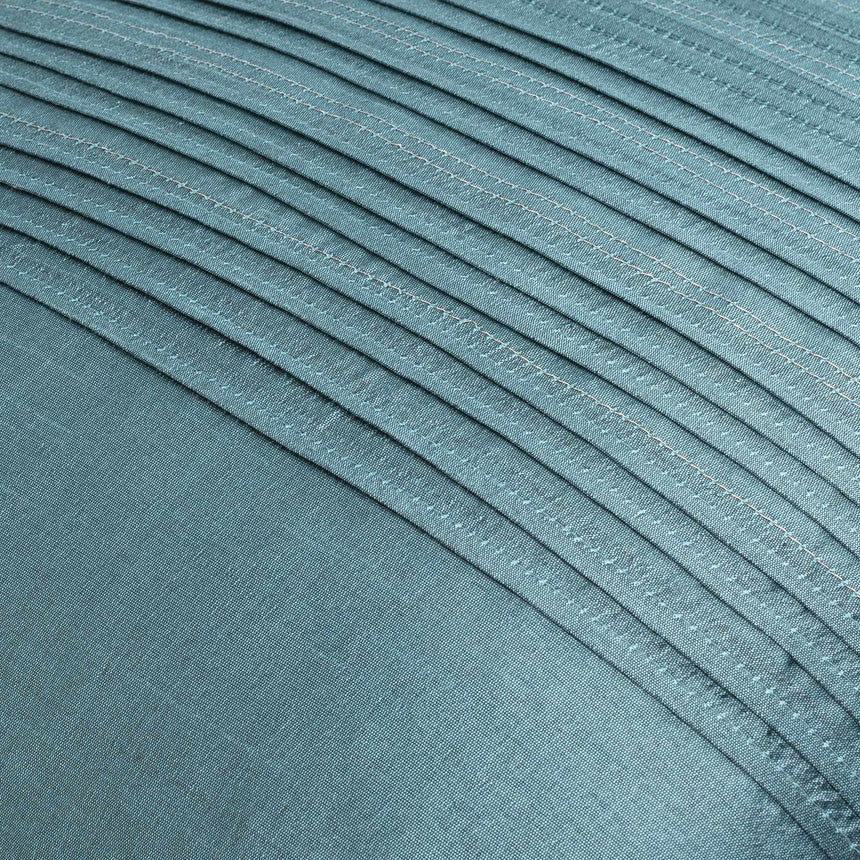 Sachse Teal Pleated Accent Pillow