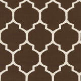 Ragan Brown Trellis Cotton Rug - Clearance