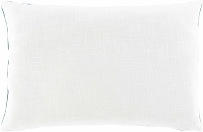 Sagasa Teal Tie-Dye Square Lumbar Pillow - Clearance