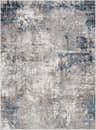Abstract Dolan Area Rug with charcoal, eggplant, ivory, gray, brown, mustard, natural, smoke, and teal colors. Design-Rectangle-5373