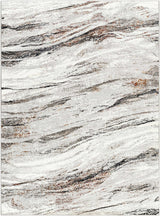 Glain Gray & Brown Marble Area Rug - Clearance