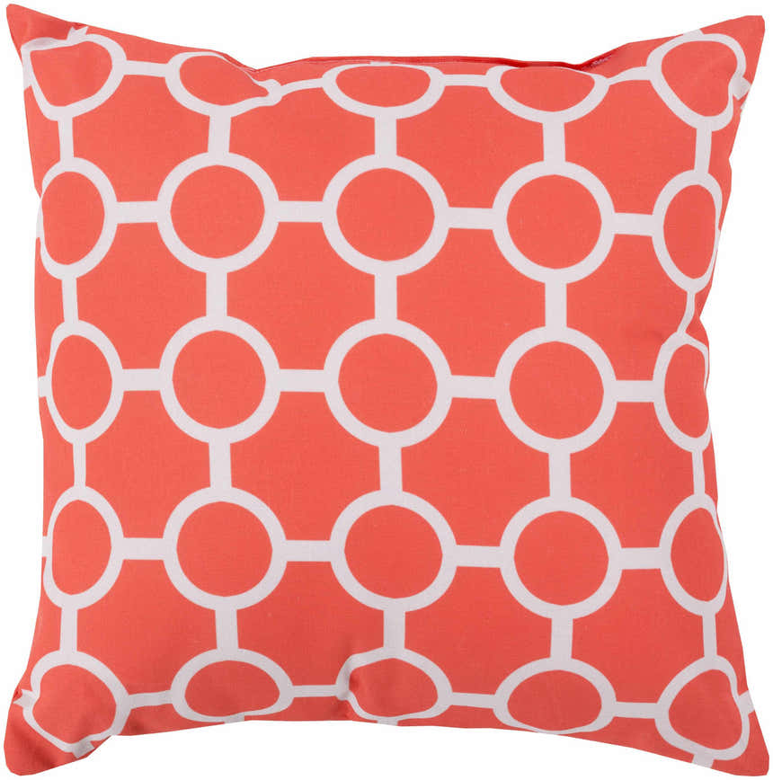 Salapungan Coral Geometric Outdoor Throw Pillow