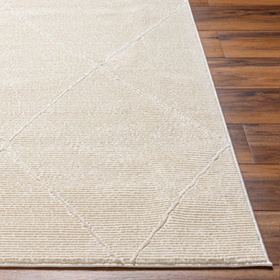 Aldis Cream Washable Area Rug