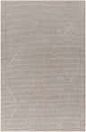 Close-up of the Aldis Grey Plush Textured Washable Rug, featuring a subtle diamond pattern and soft, neutral tones. Design-Rectangle-537