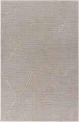 Aldis Grey Plush Textured Washable Rug  - Clearance