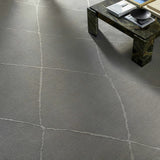 Aldis Grey Plush Textured Washable Rug  - Clearance