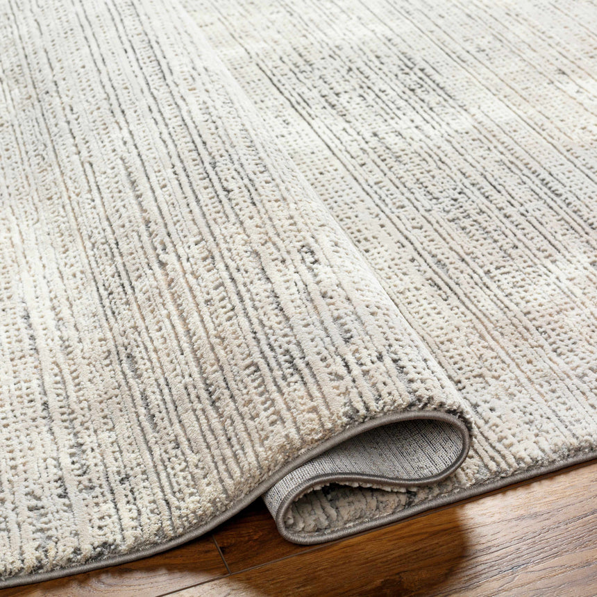 Chiyo Tan Plush Textured Washable Rug