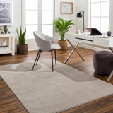 Mimi Tan Plush Textured Washable Rug - Clearance