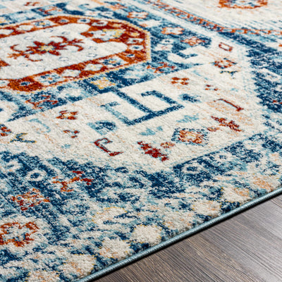 Tullow Blue Area Rug - Clearance