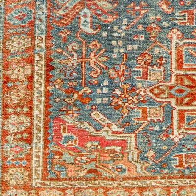Unique Hand Knotted Traditional Turkish Rug - 3'4" x 9'9" Runner
