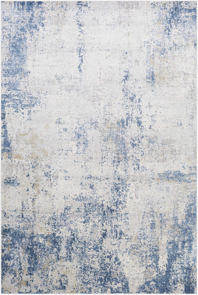 Sapcote Abstract Blue Area Rug