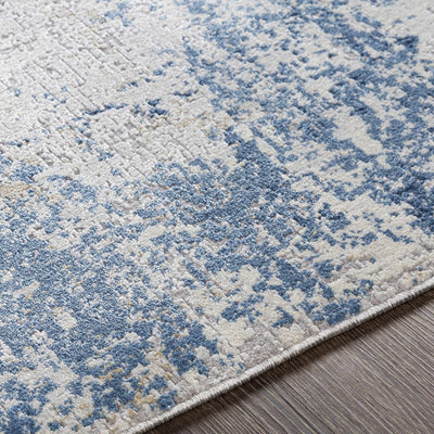 Sapcote Abstract Blue Area Rug