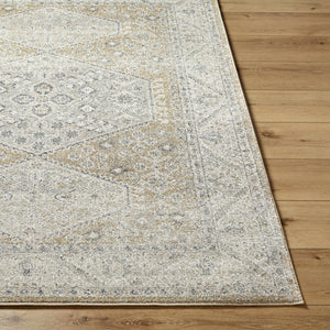 Nydia Beige Medallion Area Rug