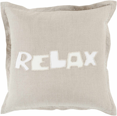 Sarepta Beige Relax Accent Pillow - Clearance