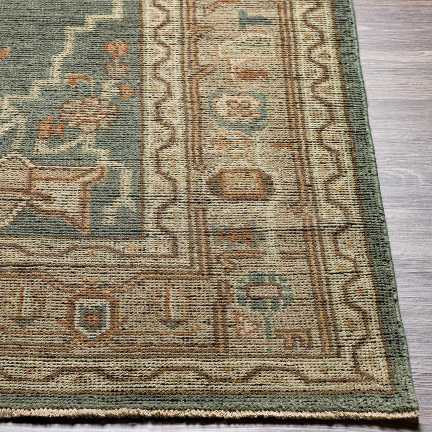 Sage Meja Premium Hand Knotted Wool Rug