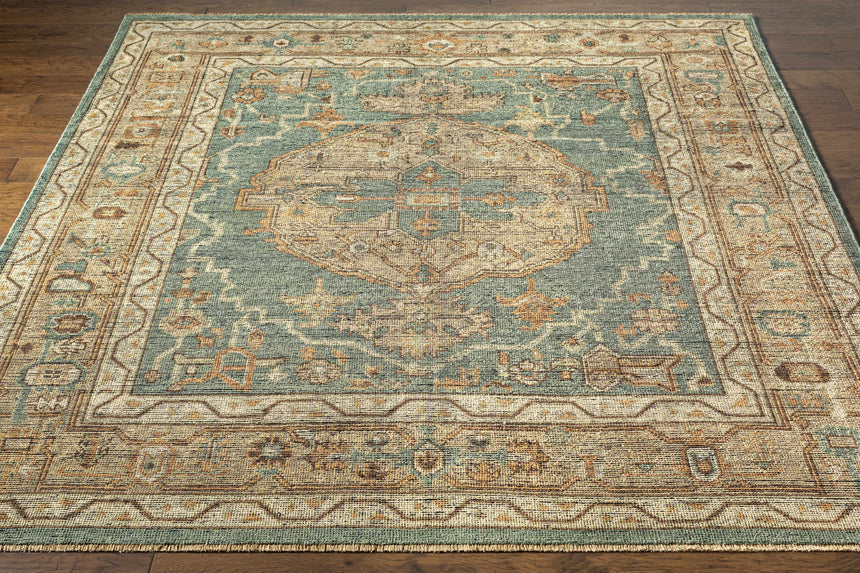 Sage Meja Premium Hand Knotted Wool Rug