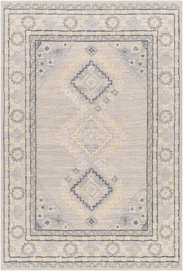 Alena Gray Wool Blend Area Rug