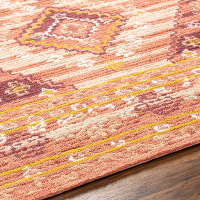 Alena Peach Wool Blend Area Rug