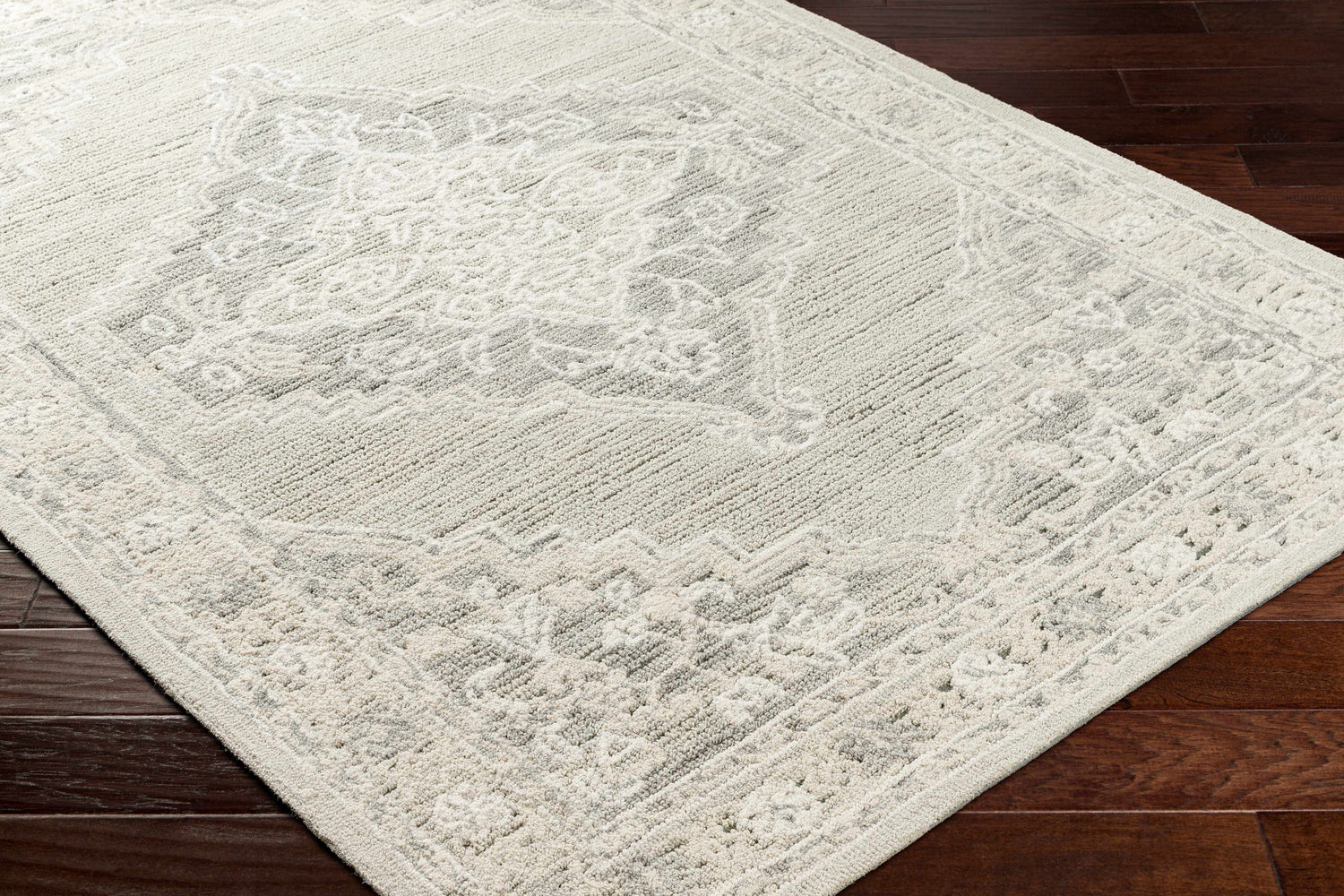 Nani Gray Wool Blend Area Rug - Clearance