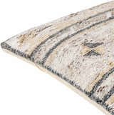 Kavros Dusty Blue Geometric Southwest Recycled PET Yarn Accent Pillow