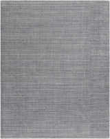 Close-up of the hand-knotted Laila Light Charcoal Area Rug showing its gray color and textured, contemporary design. Design-Rectangle-810