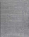 Close-up of the hand-knotted Laila Light Charcoal Area Rug showing its gray color and textured, contemporary design. Design-Rectangle-810