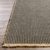 Kimi Jute Black Area Rug - Becki Owens x Livabliss - Clearance