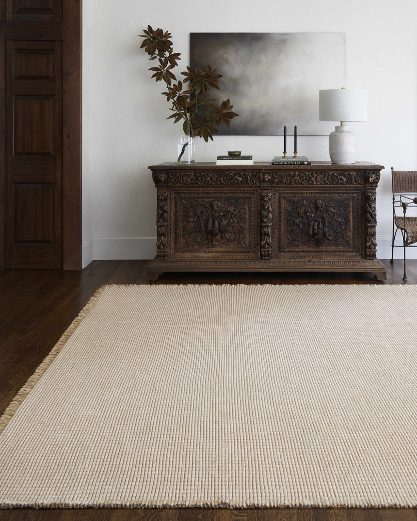 Kimi Jute Cream Area Rug - Becki Owens x Livabliss - Clearance