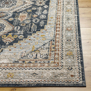 Kouta Beige & Navy Area Rug