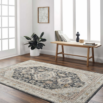 Kouta Beige & Navy Area Rug