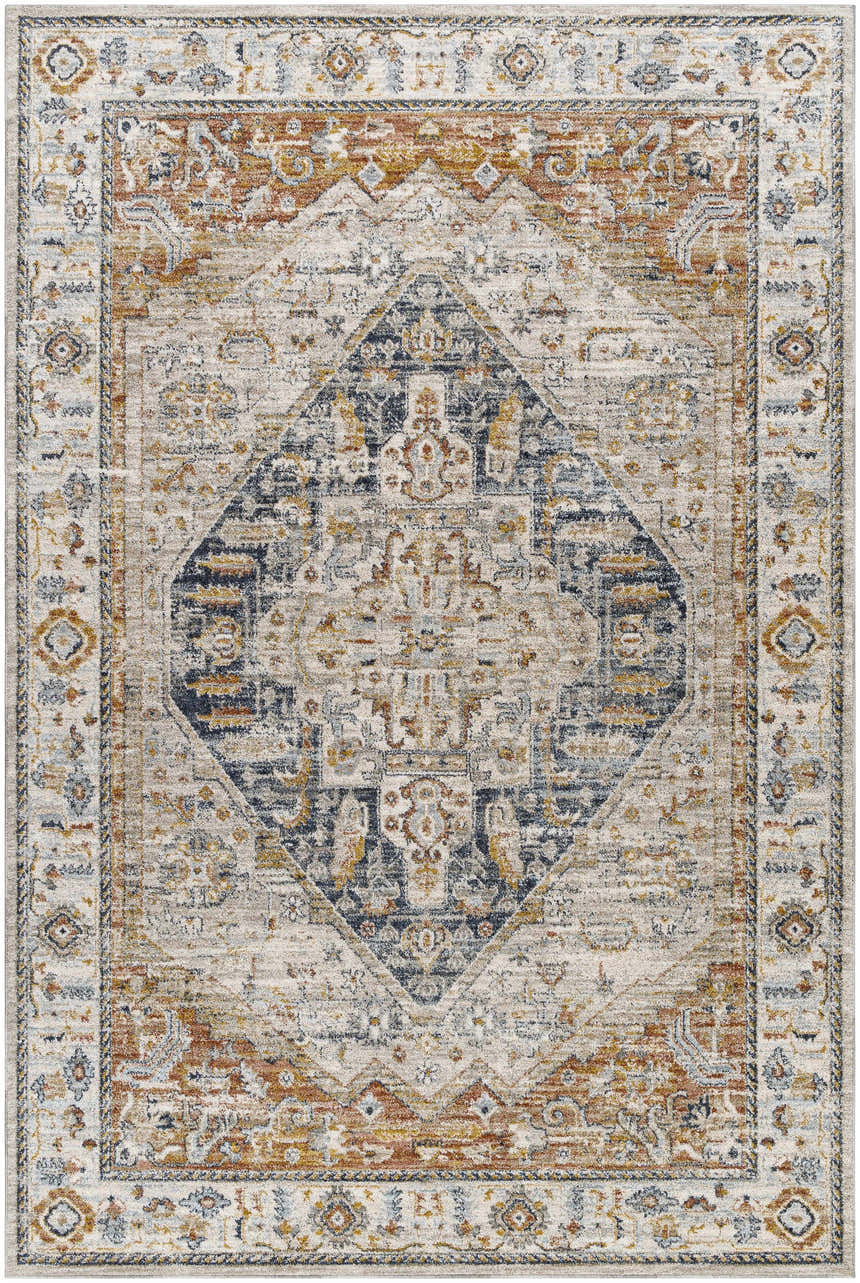 Detailed Kuruk Area Rug in light gray and natural gray with a traditional diamond pattern. Design-Rectangle-6796