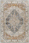 Detailed Kuruk Area Rug in light gray and natural gray with a traditional diamond pattern. Design-Rectangle-6796