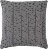 Manus Charcoal Throw Pillow