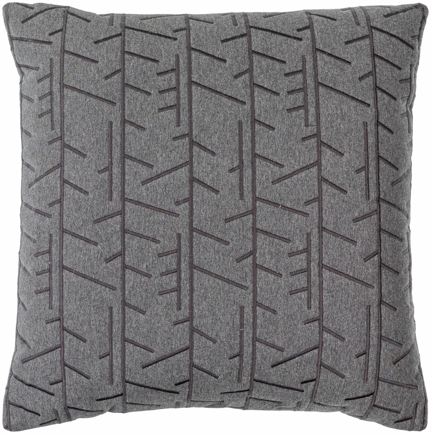 Manus Charcoal Throw Pillow