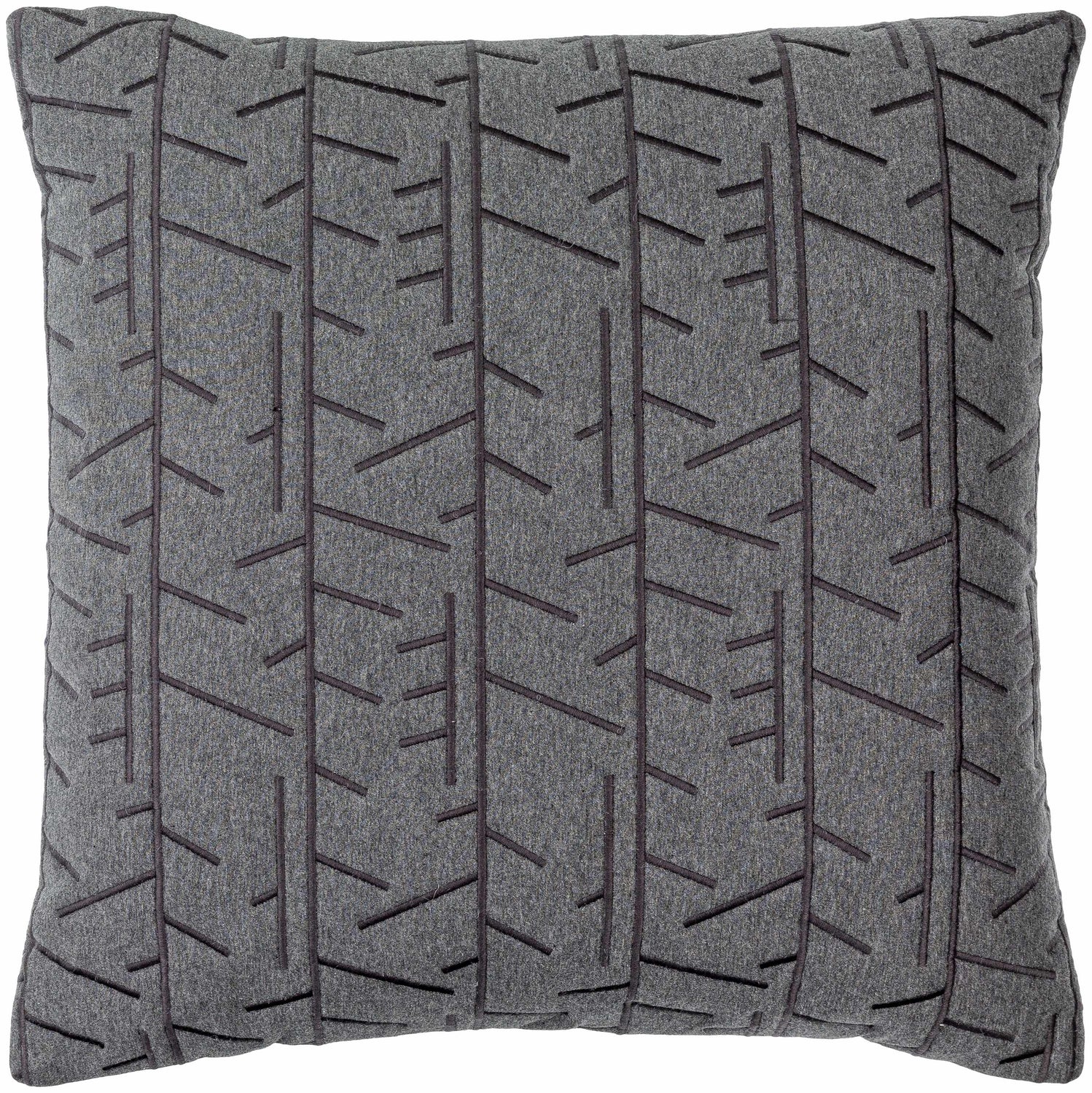Manus Charcoal Throw Pillow