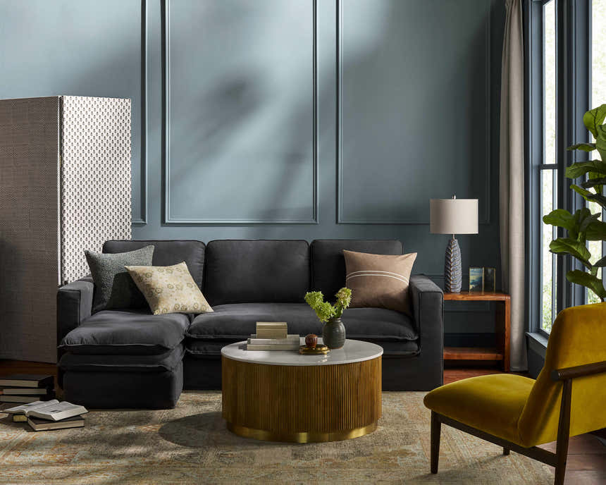 Sachsenkam Anthracite Sofa - Clearance