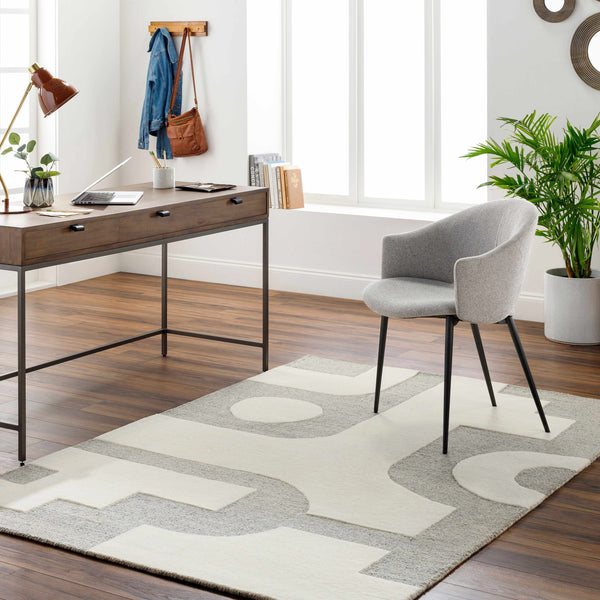 Aide Geometric Wool Rug