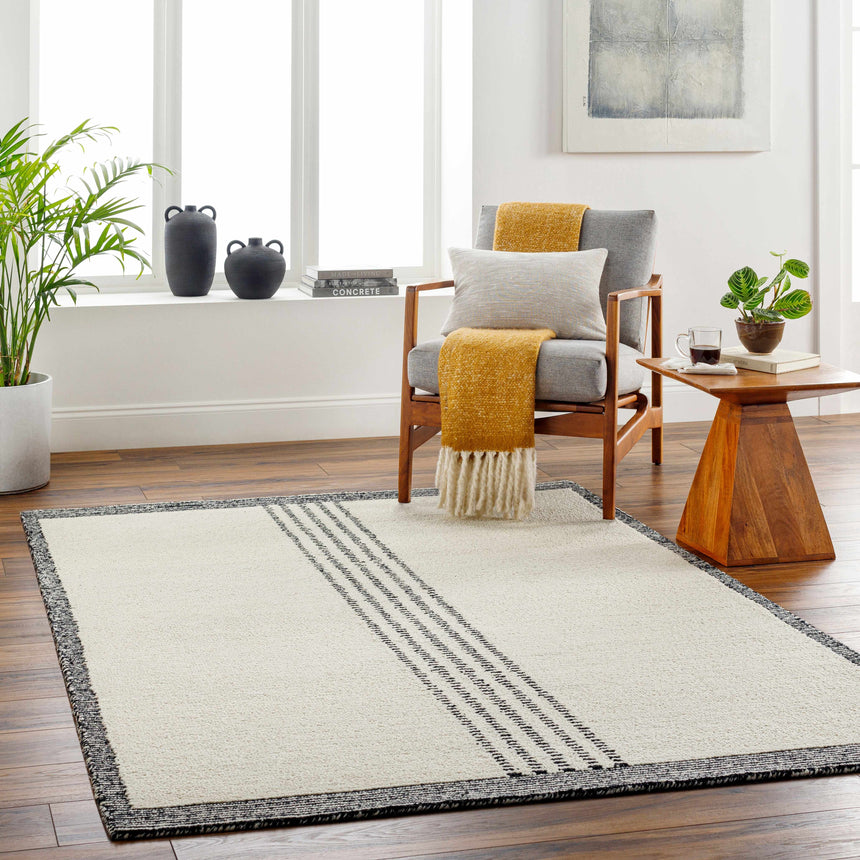 Ande Rose Cream Area Rug - Clearance