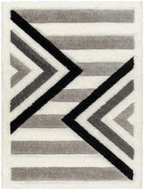 Abeje Black & White Area Rug - Clearance