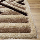 Abeje Chocolate Brown Area Rug - Clearance