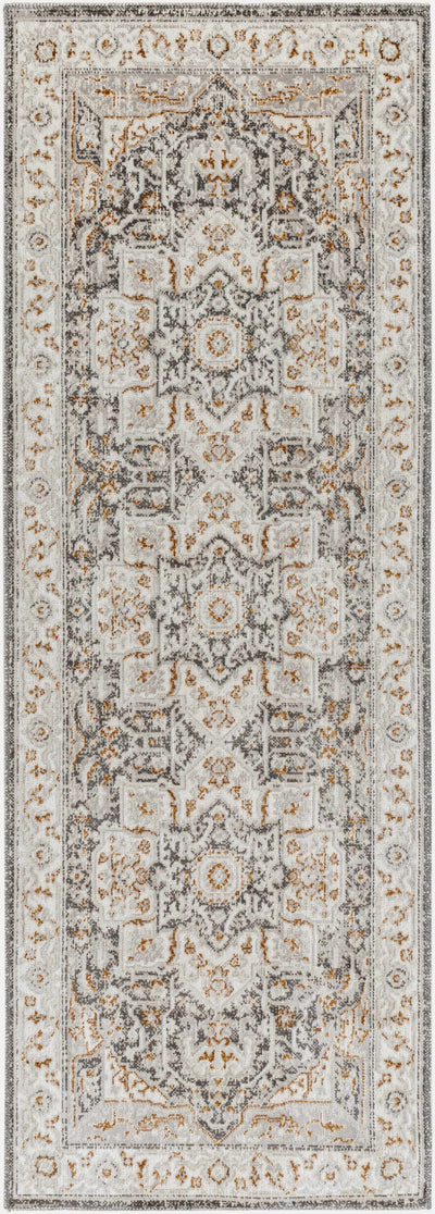 Roho Beige & Rust Washable Area Rug - Clearance