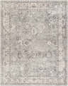 Close-up of the Davina Damask Light Gray rug by Livabliss x Becki Owens, featuring a traditional floral pattern. Design-Rectangle-71010
